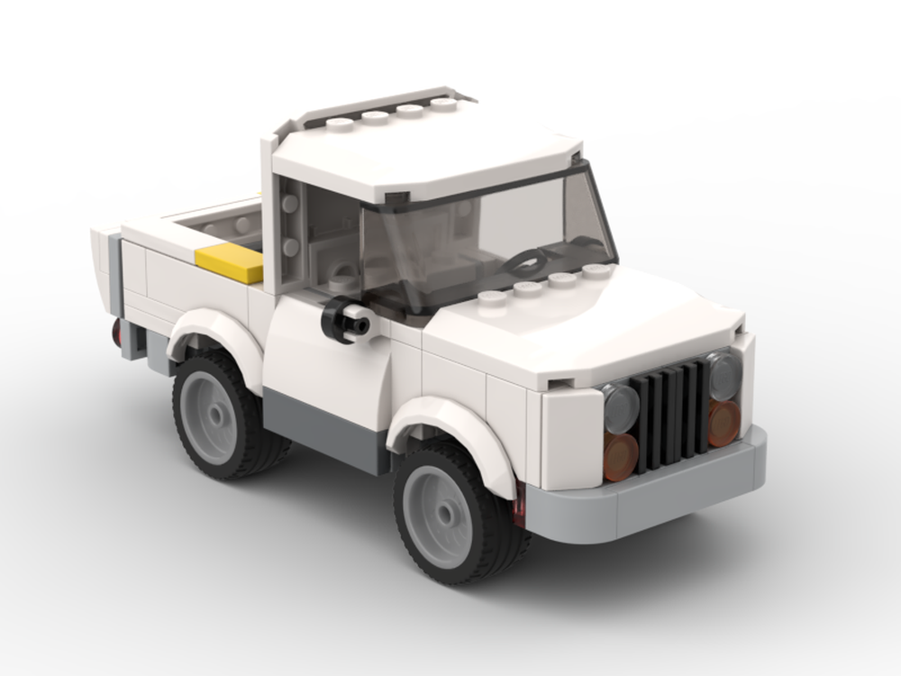 LEGO MOC Old pickup truck by fluffy_bricks | Rebrickable - Build with LEGO