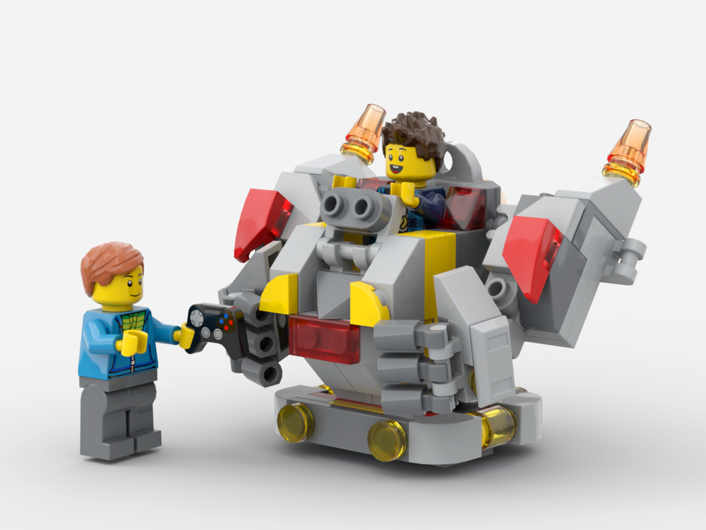 LEGO MOC Bumper Car - Robot M1 by Agilinzzz | Rebrickable - Build with LEGO