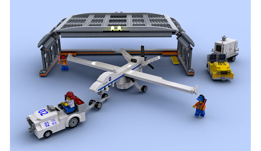 LEGO MOC-184875 Modified 60103 Hanger by mshenn | Rebrickable - Build ...