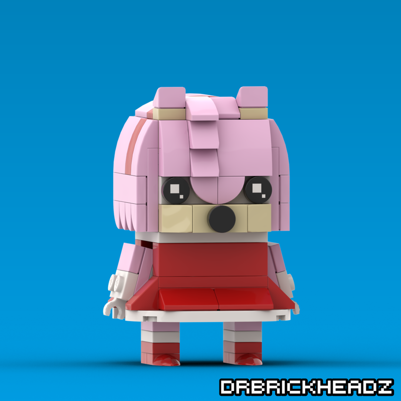 LEGO MOC Amy Rose (Sonic the Hedghehog) Brickheadz Instructions by ...