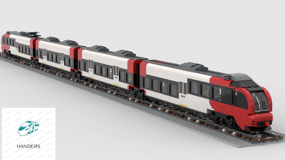 LEGO MOC Austrian 4024 Regional Train by Handers | Rebrickable - Build ...