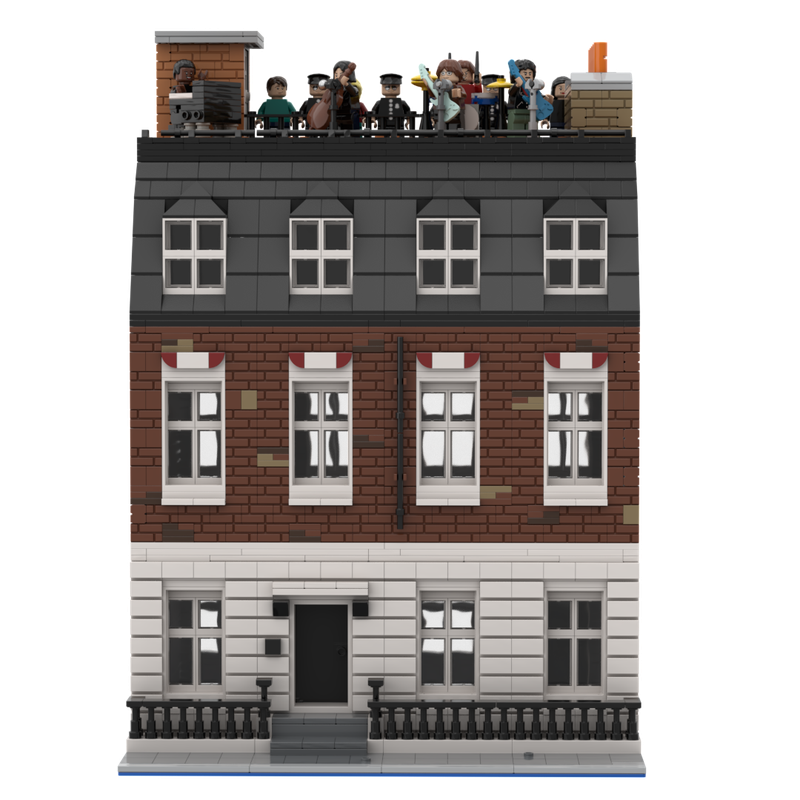 LEGO MOC The Beatles Apple studio on Savile Row with Get Back rooftop ...