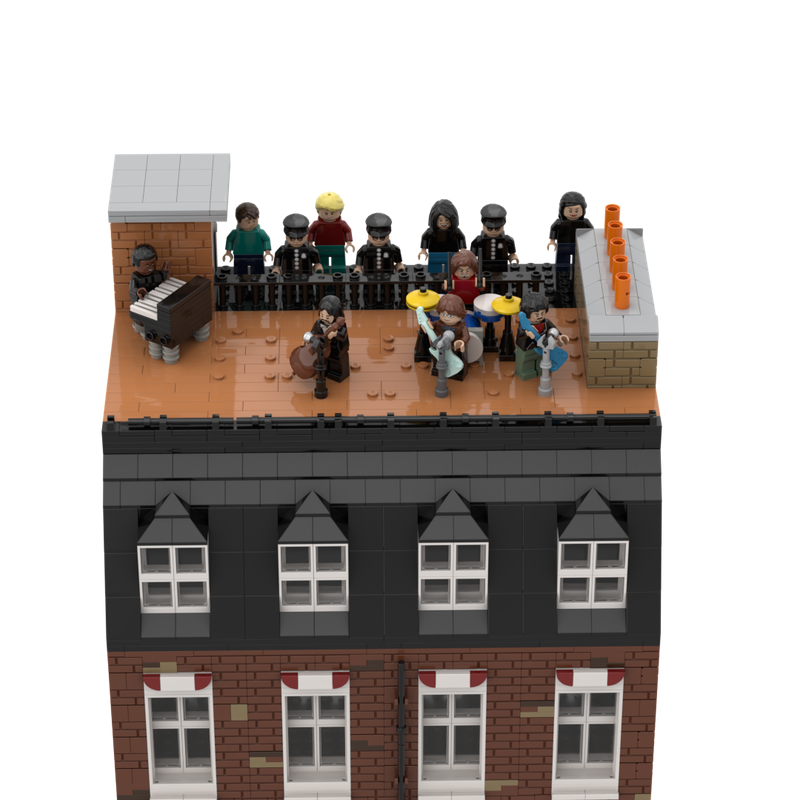 LEGO MOC The Beatles Apple studio on Savile Row with Get Back rooftop ...