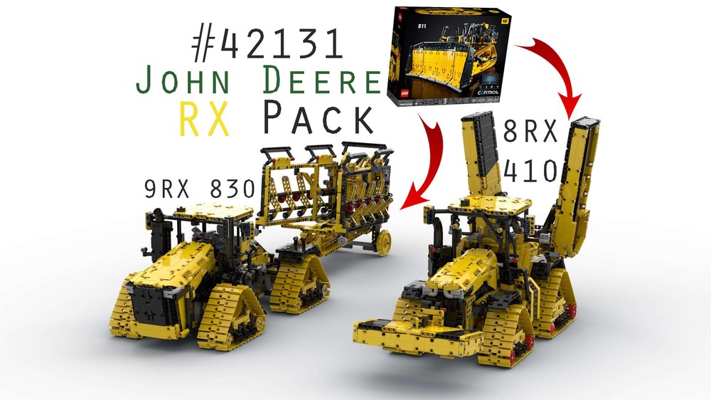 LEGO MOC-185047 42131 John Deere RX Pack by lars_4444