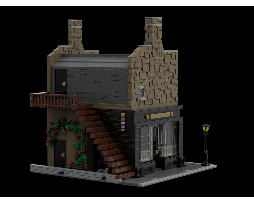 LEGO MOC Modular Meat Pie/Barber Shop by KaL-1 | Rebrickable - Build ...