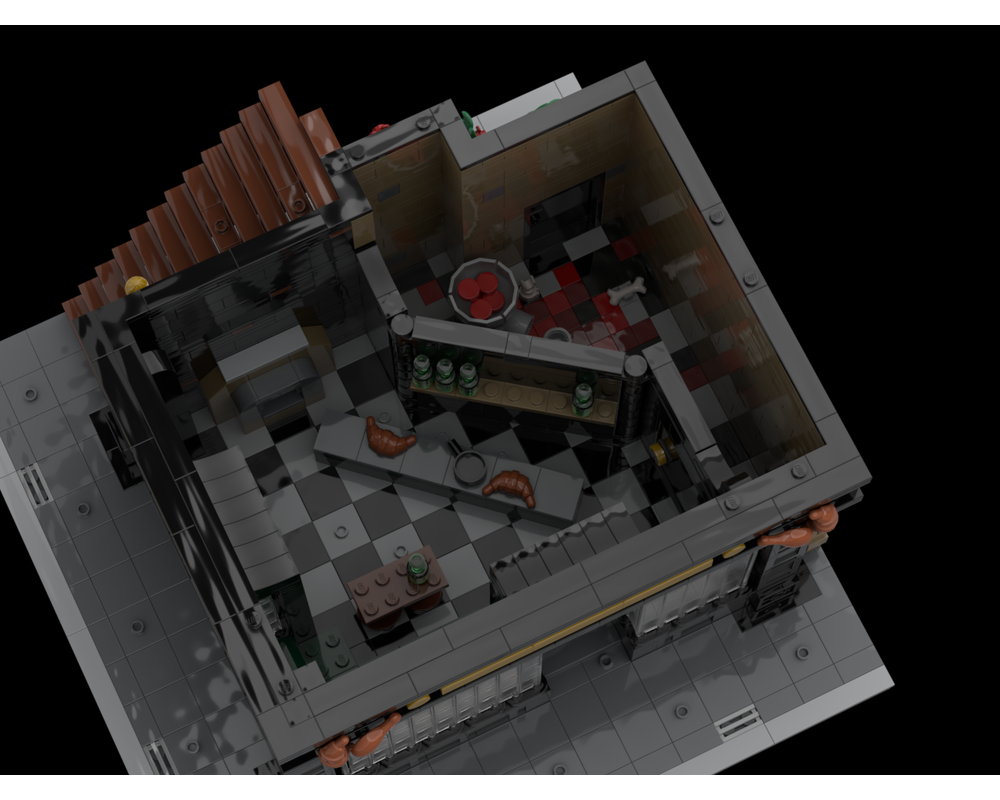 LEGO MOC Modular Meat Pie/Barber Shop by KaL-1 | Rebrickable - Build ...