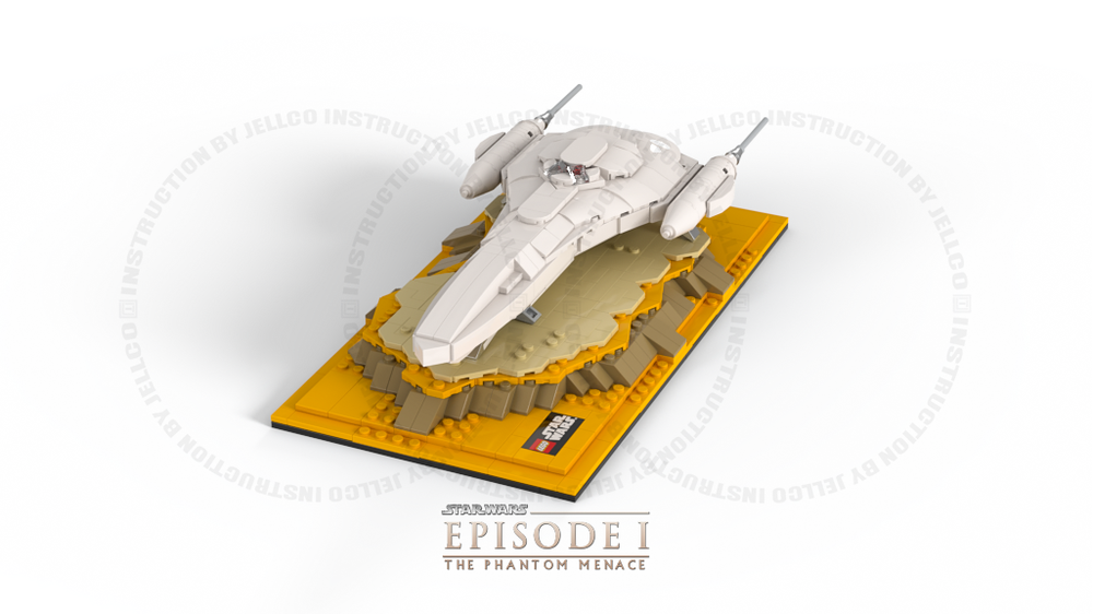 LEGO MOC-185078 Ultramicro J-type 327 Nubian Royal Starship by