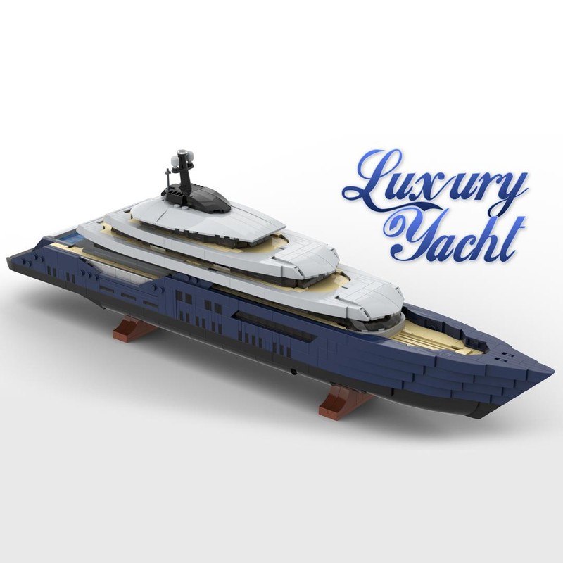 LEGO MOC Luxury Yacht (Mini Scale) by MrJBuilds | Rebrickable