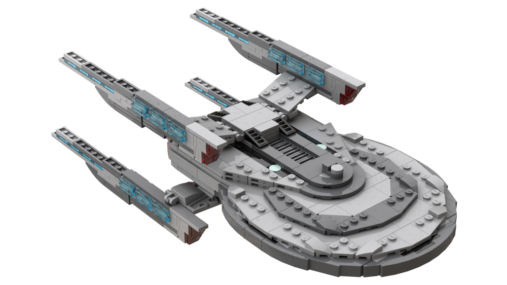 LEGO MOC USS Stargazer (NCC-82893) by hyphencubed | Rebrickable - Build ...