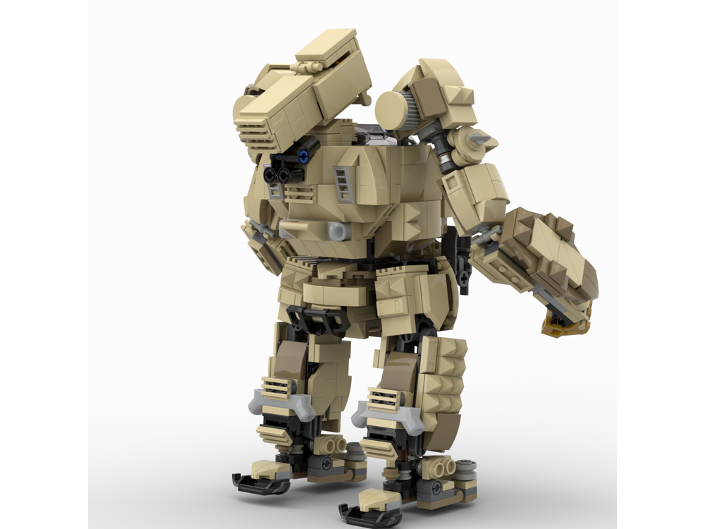 LEGO MOC AMP suit-Desert Camouflage by broadstack | Rebrickable - Build ...