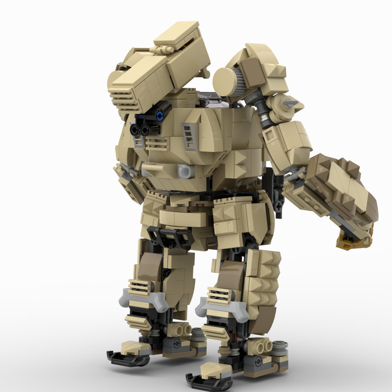 LEGO MOC AMP suit-Desert Camouflage by BroadBricks_Studio | Rebrickable