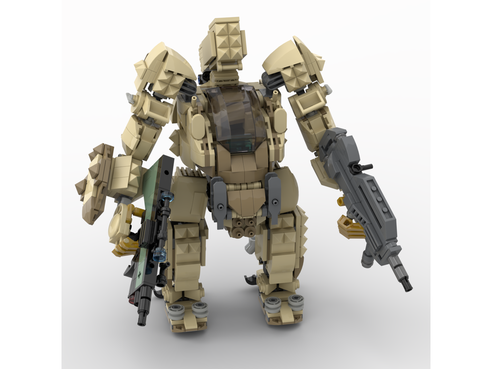 LEGO MOC AMP suit-Desert Camouflage by broadstack | Rebrickable - Build ...