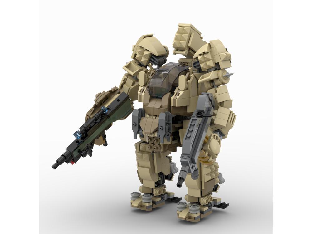 LEGO MOC AMP suit-Desert Camouflage by broadstack | Rebrickable - Build ...