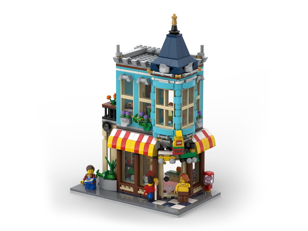 LEGO MOC Townhouse Toys Store by BrickAtive | Rebrickable - Build with LEGO