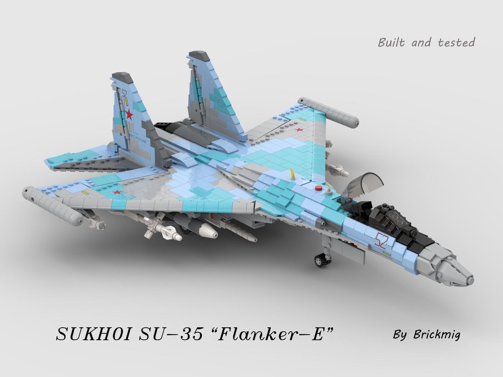 LEGO MOC Su-35 by Brickmig | Rebrickable - Build with LEGO