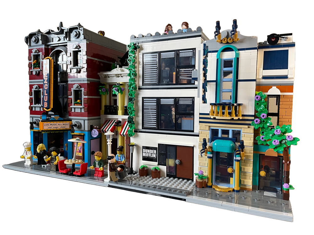 LEGO MOC Dunder Mifflin The Office Modular Alternate build of