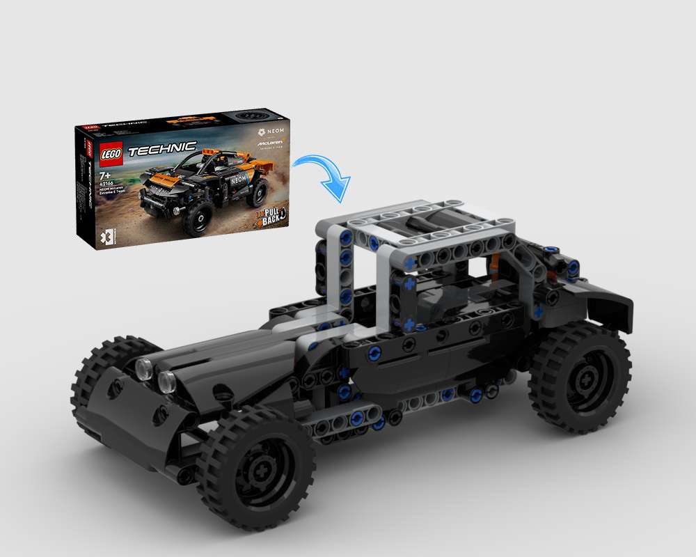 LEGO MOC Vintage Car 42166 Alternative. by ErikGS | Rebrickable