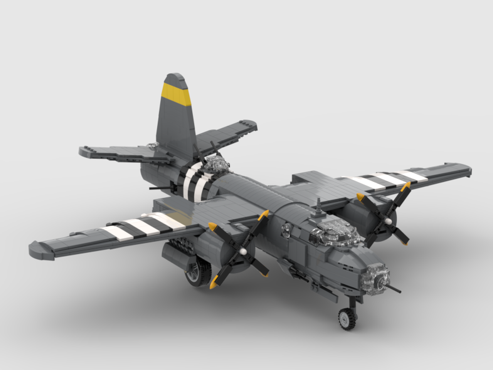 LEGO MOC B-26 maurauder by LucaLoveUtah | Rebrickable - Build with LEGO