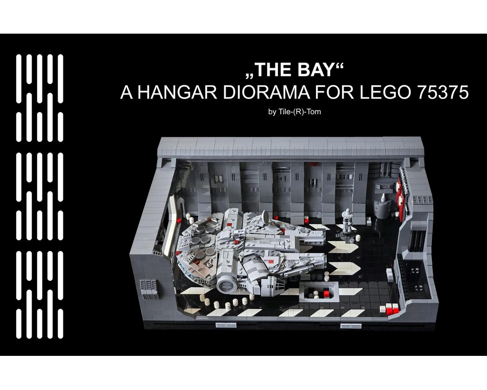 LEGO MOC The Bay - Midi Sized Hangar Diorama Display for 75375