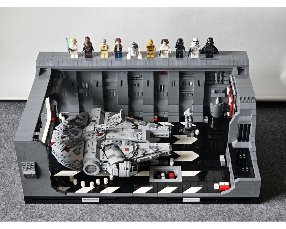 LEGO MOC The Bay - Midi Sized Hangar Diorama Display for 75375