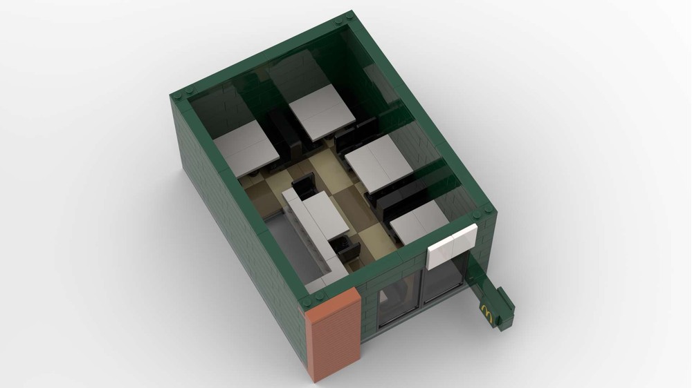 LEGO MOC Modular McDonald's by MexWhite | Rebrickable - Build with LEGO