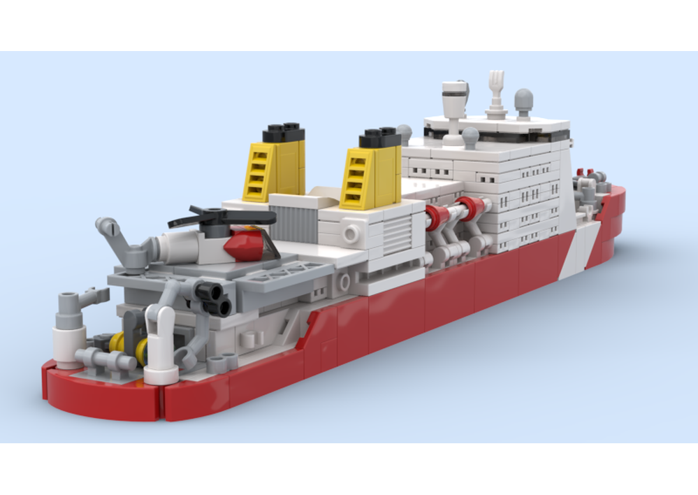 LEGO MOC USCG Ice Breaker - CSM004 by Captain.Studless | Rebrickable ...