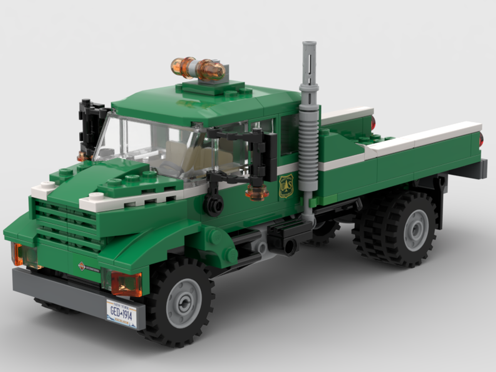 LEGO MOC 1993 USFS International 4700 Crewcab by LegoForBlockheads ...