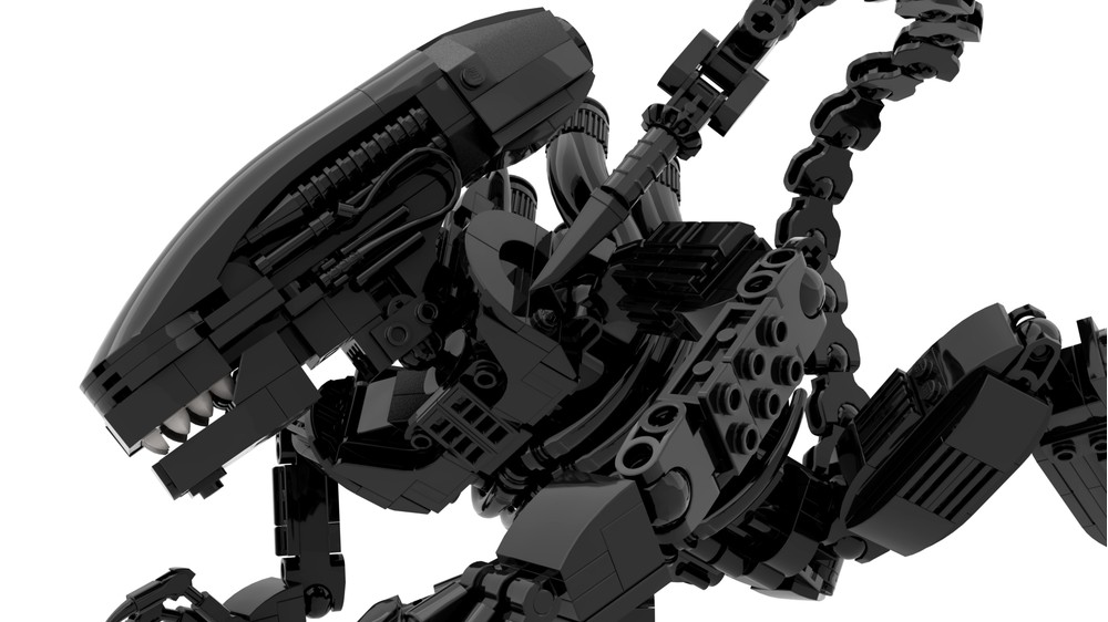 LEGO MOC Alien Xenomorph Posable Figure by skyfox2k | Rebrickable ...