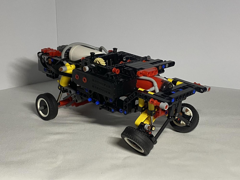 LEGO MOC-185593 Lowrider pneumatic chassis by RedHotRod