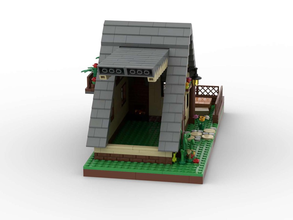 LEGO MOC The cabin by bloco_de_ideias | Rebrickable - Build with LEGO