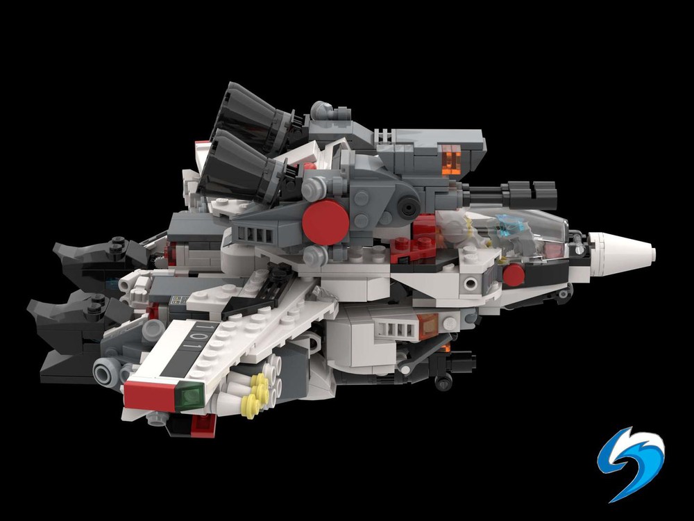 LEGO MOC MARCROSS VF-1S ARMED by plug_pak | Rebrickable - Build with LEGO