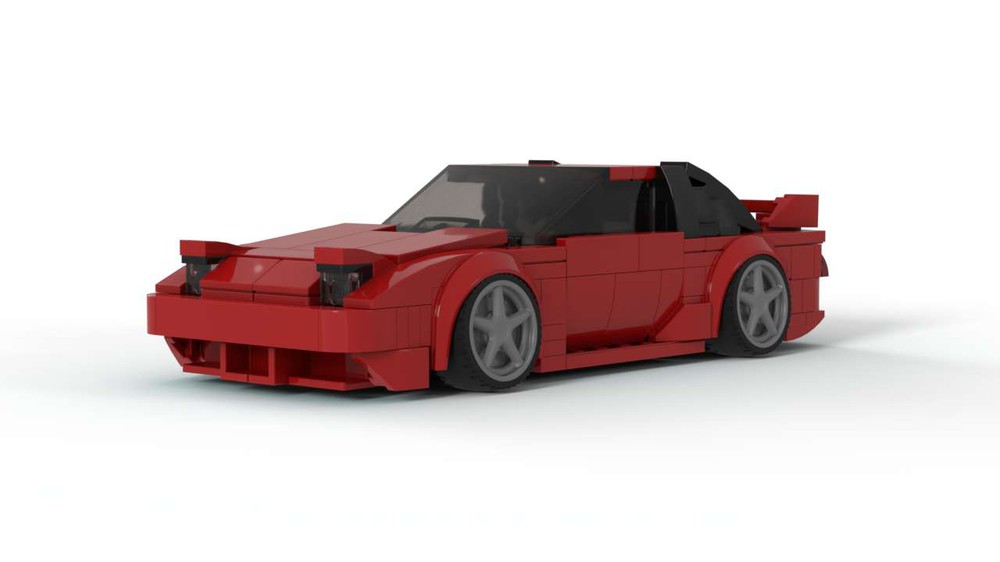 LEGO MOC Inspired by Nissan 180SX Type X (V2) by ARJj | Rebrickable ...