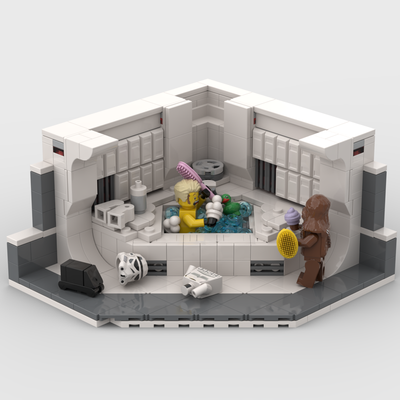 LEGO MOC Imperial corner bathtub by BrickHappens | Rebrickable - Build ...