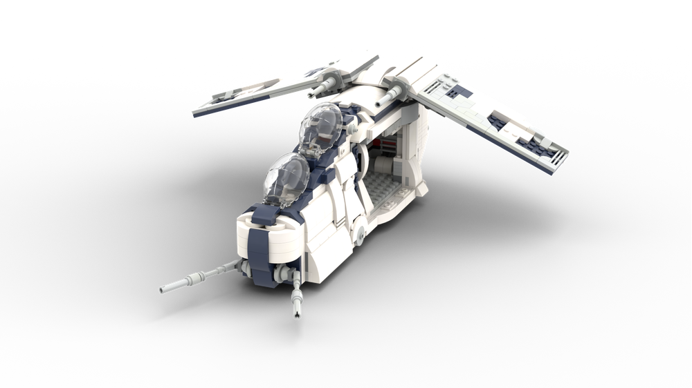 LEGO MOC Republic Gunship - 75379 modification (2 extra