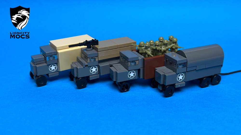 LEGO MOC CCKW Truck & Variants (1:120) by Lioncity Mocs | Rebrickable ...