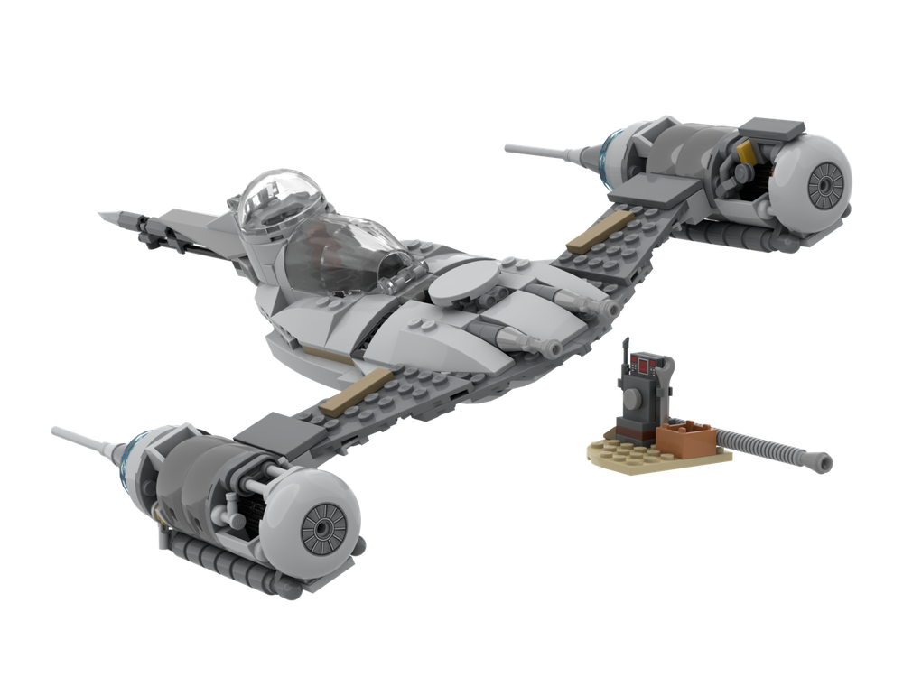 LEGO MOC Mando's Starfighter by Jannin Bricks | Rebrickable - Build ...