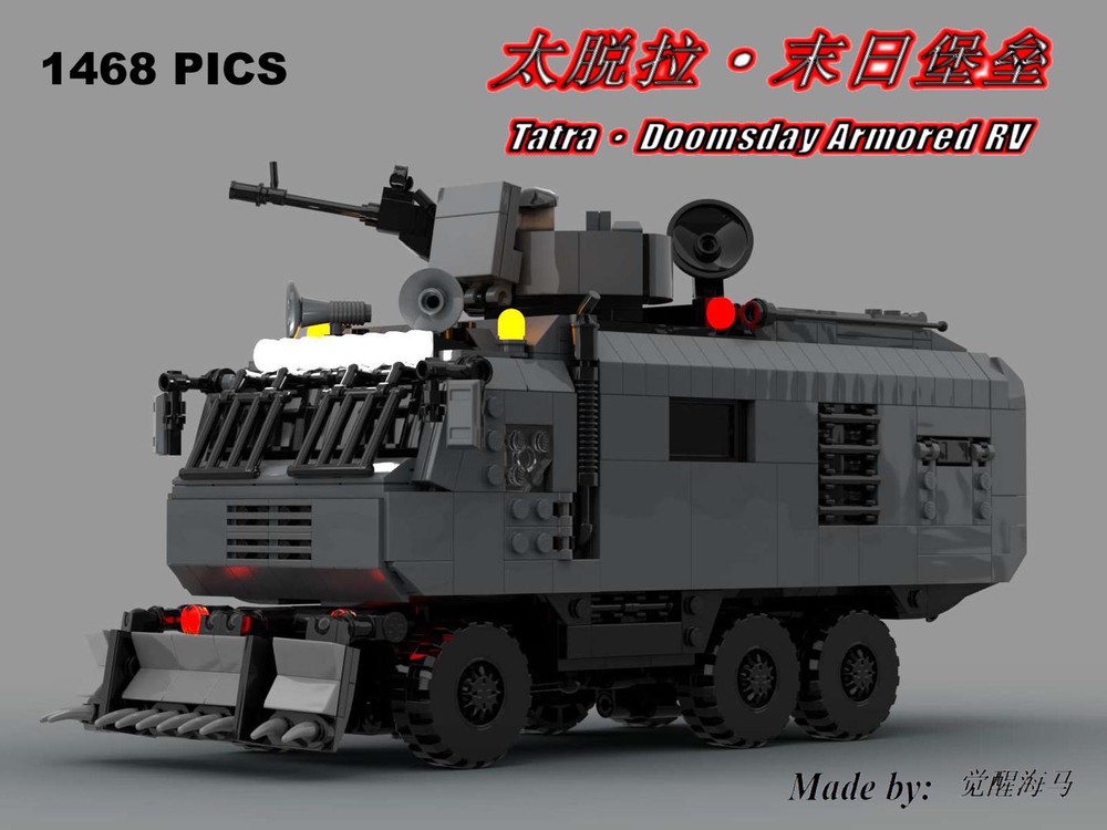 LEGO MOC Tatra Doomsday Armored RV by One big turnip | Rebrickable ...