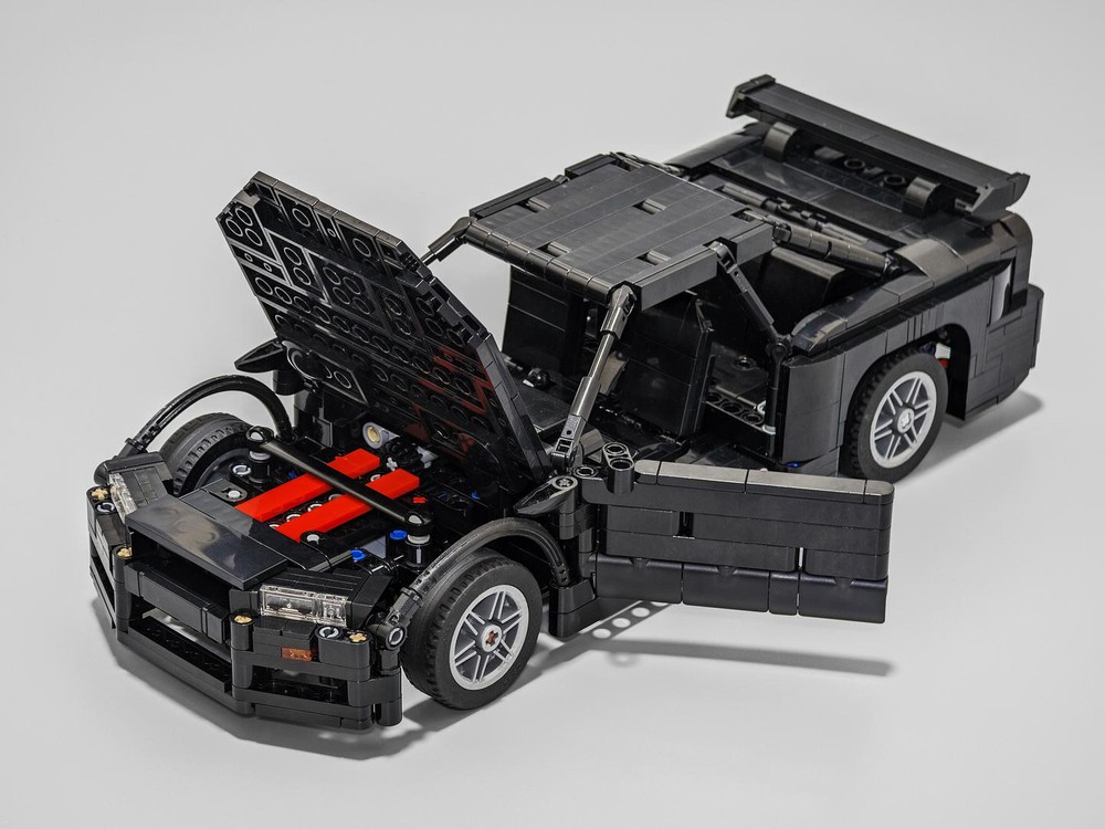 LEGO MOC Nissan Skyline R34 (1:15) Black by Artemy Zotov | Rebrickable ...