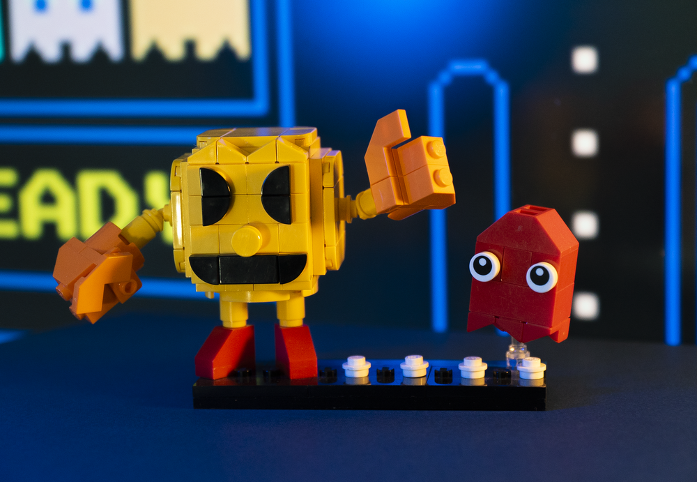LEGO MOC-185844 Pac-Man (Kinda) Brickheadz by Hoverfrog | Rebrickable ...