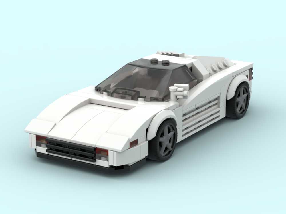 LEGO MOC 8W - Ferrari Testarossa by Double_U_Bricks | Rebrickable ...