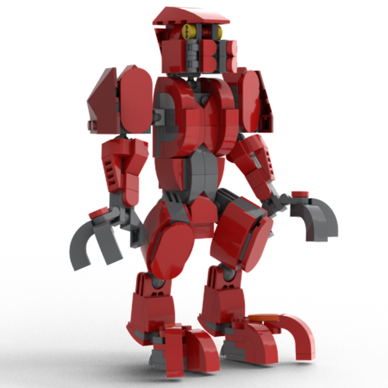 LEGO MOC Red Sangheili by Space_Steave | Rebrickable - Build with LEGO