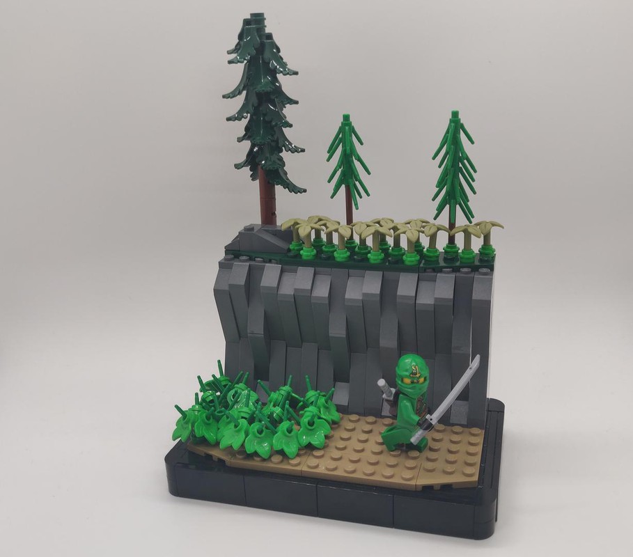 LEGO MOC The Cliff by legoguy08 | Rebrickable - Build with LEGO