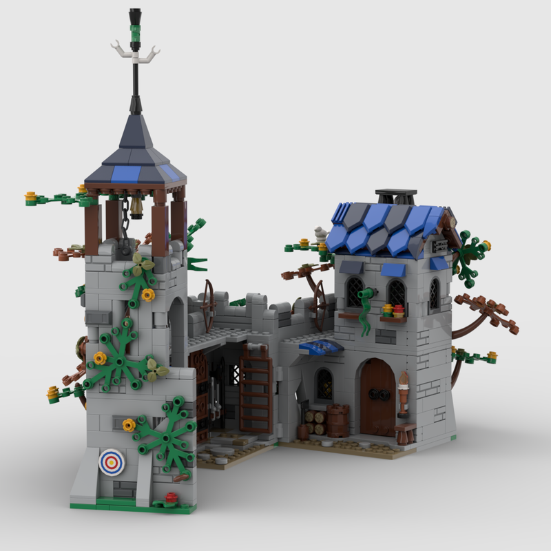 LEGO MOC Castle Forest - Forestmens by MidiBricks | Rebrickable - Build ...