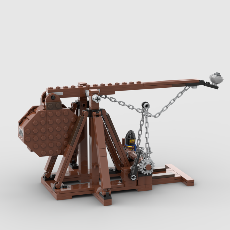 LEGO MOC Trebuchet by MidiBricks | Rebrickable - Build with LEGO