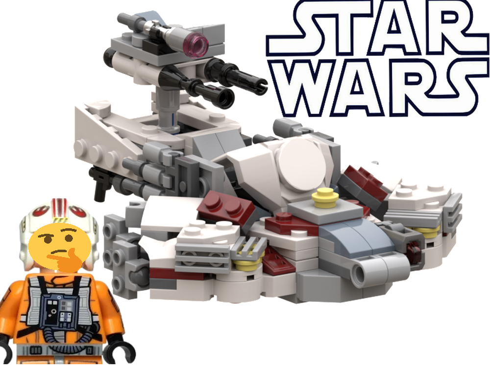 LEGO MOC-185956 Lukes Mechspeeder Alt-MOC #75390 by BlueB