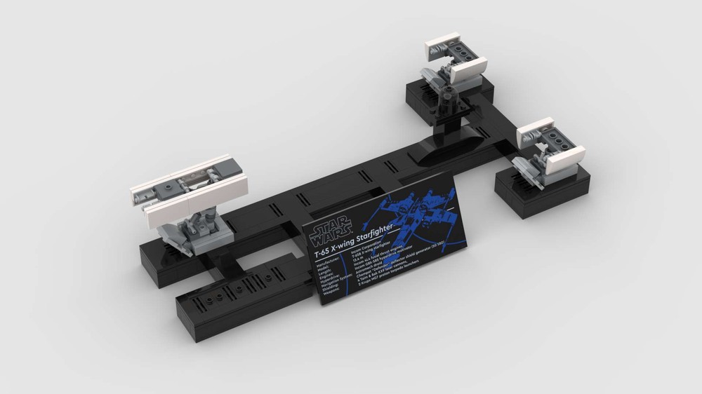 LEGO MOC-185974 Landing Gear Stand for GotB X-Wing MOD of 75355 by