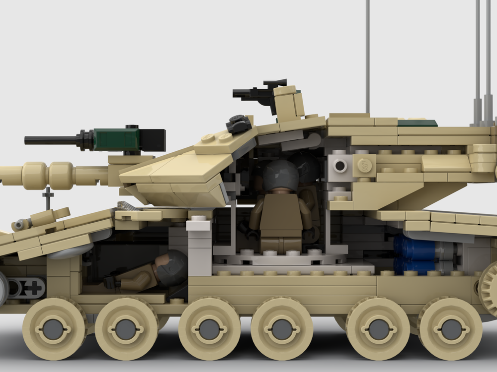 LEGO MOC Merkava mk.4 M by simonelovisa01 | Rebrickable - Build with LEGO