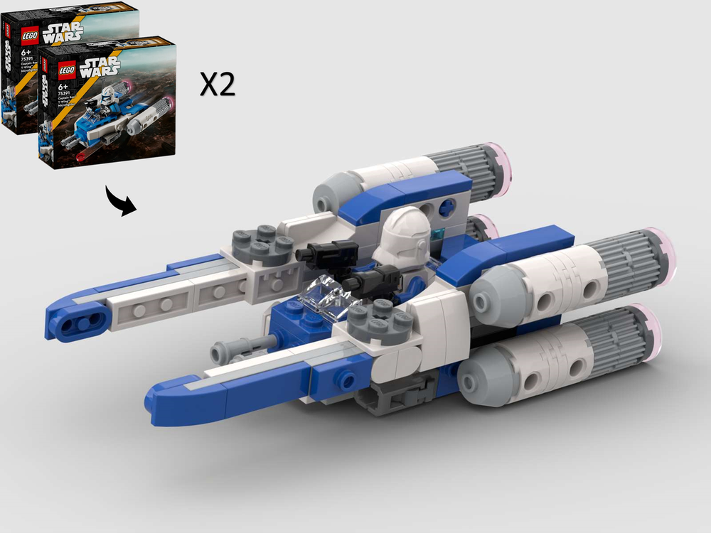 LEGO MOC U Wing Microfighter - Alternate Build of 2 x 75391 Captain Rex ...