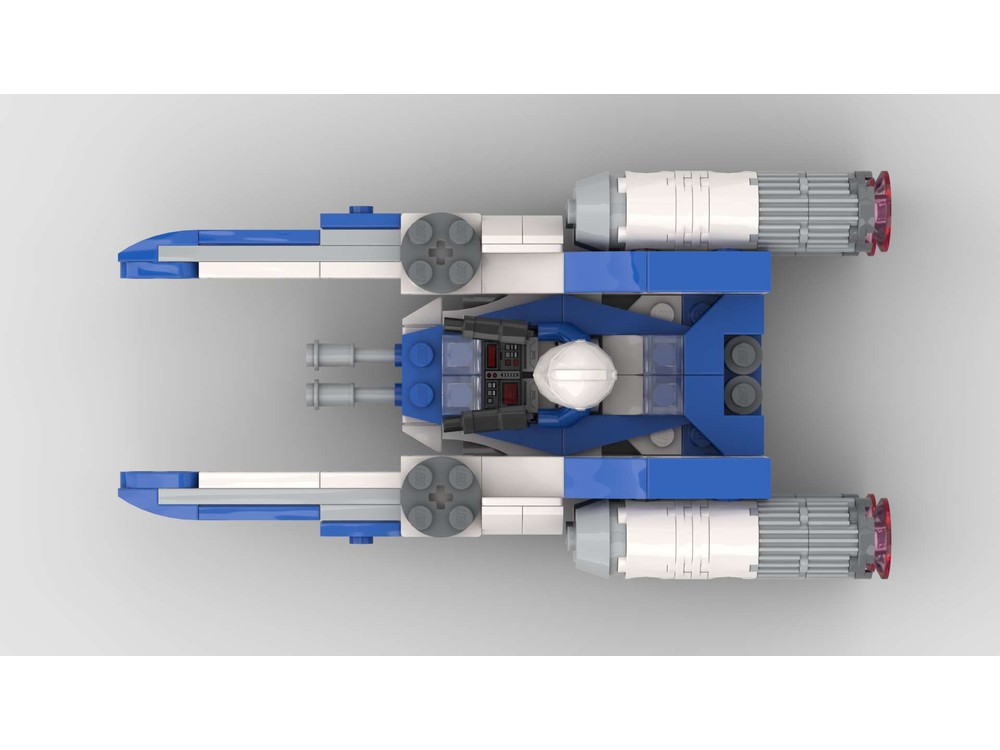 LEGO MOC U Wing Microfighter Alternate Build of 2 x 75391 Captain Rex