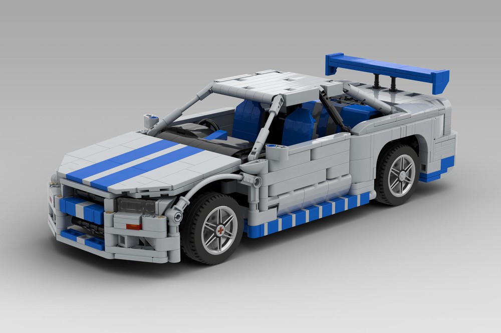 LEGO MOC Nissan Skyline R34 (1:15) 2 Fast 2 Furious by Artemy Zotov ...